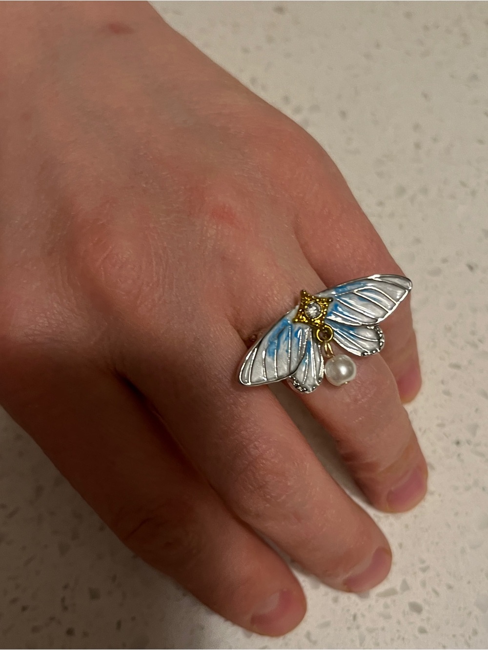 Moth Adjustable Versatile Finger‎ Ring - Picture 4 of 10